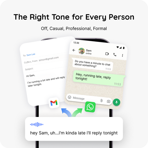 SpeakON - AI Voice Keyboard for iPhone

