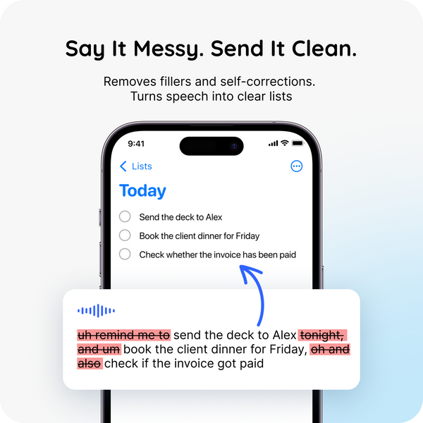 SpeakON - AI Voice Keyboard for iPhone
