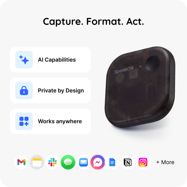 SpeakON - AI Voice Keyboard for iPhone
