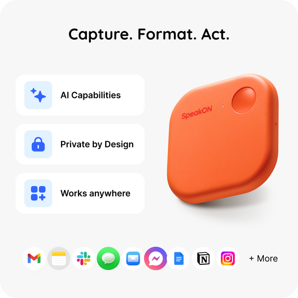SpeakON - AI Voice Keyboard for iPhone
