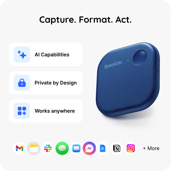 SpeakON - AI Voice Keyboard for iPhone
