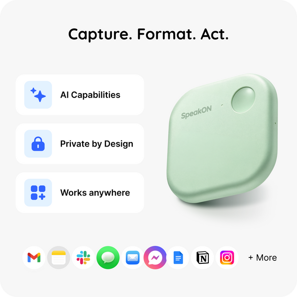 SpeakON - AI Voice Keyboard for iPhone
