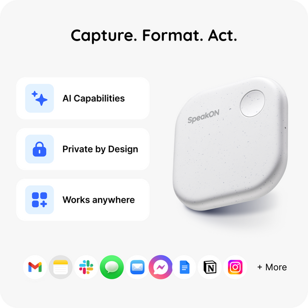 SpeakON - AI Voice Keyboard for iPhone
