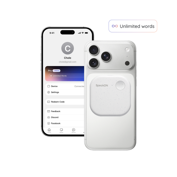 SpeakON - Physical AI Button for Your Ideas
