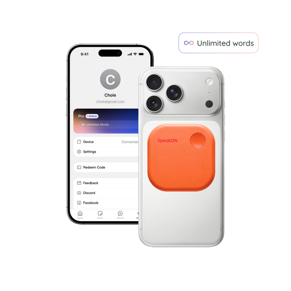 SpeakON - Physical AI Button for Your Ideas
