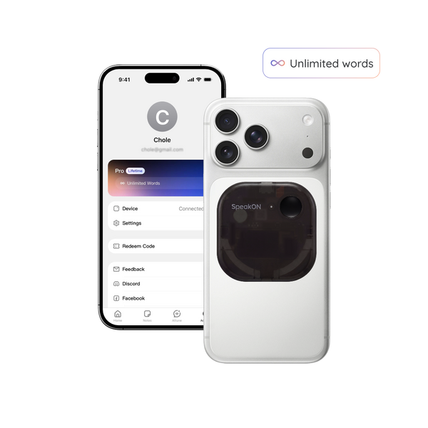 SpeakON - Physical AI Button for Your Ideas
