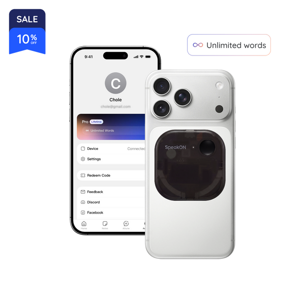 SpeakON - Physical AI Button for Your Ideas
