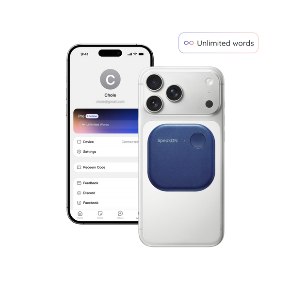 SpeakON - Physical AI Button for Your Ideas
