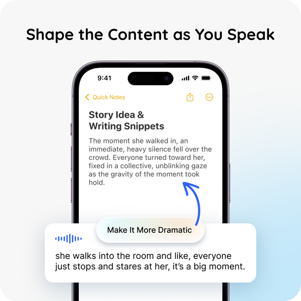 SpeakON - AI Voice Keyboard for iPhone
